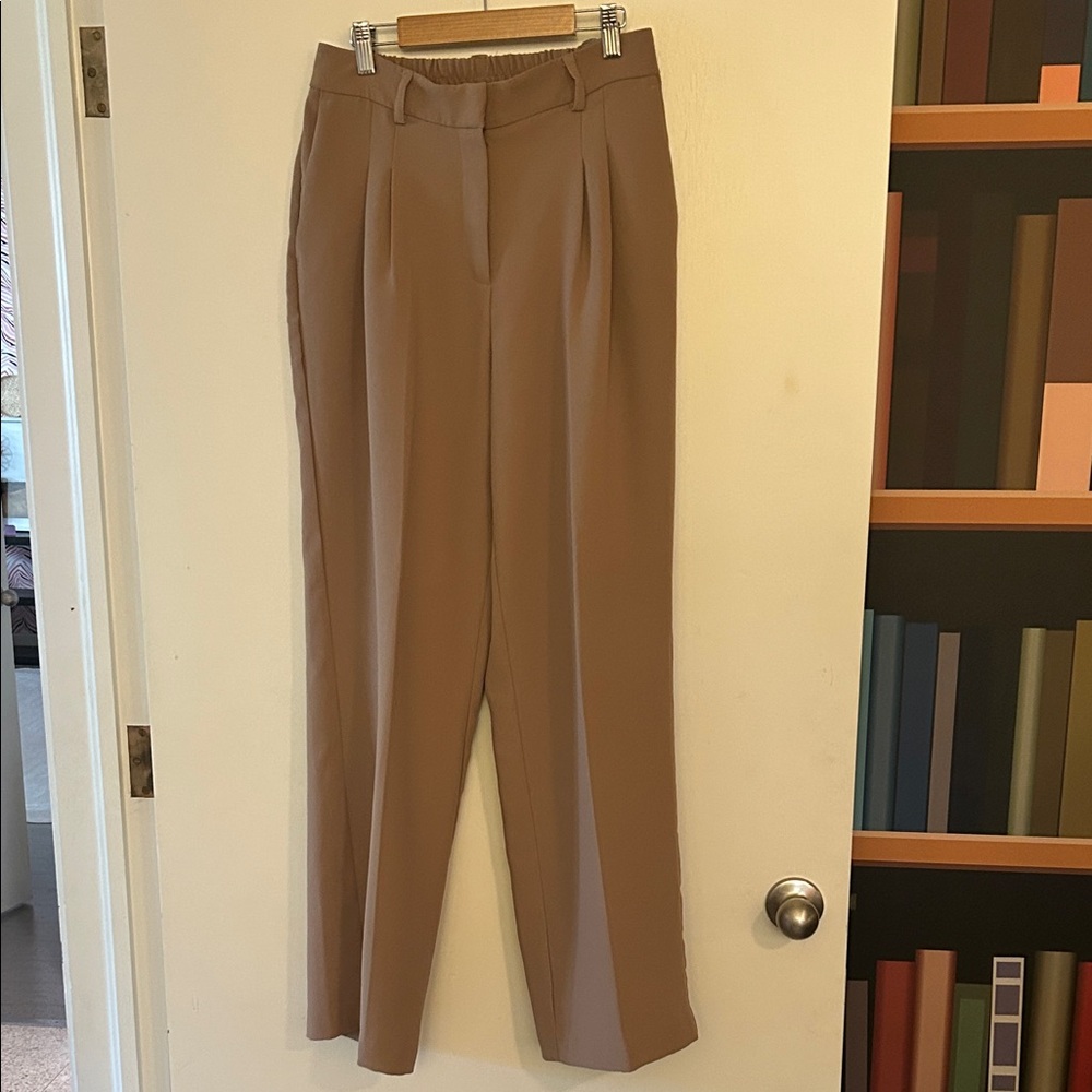 Joie Brown Straight-Leg Women's Dress Pants